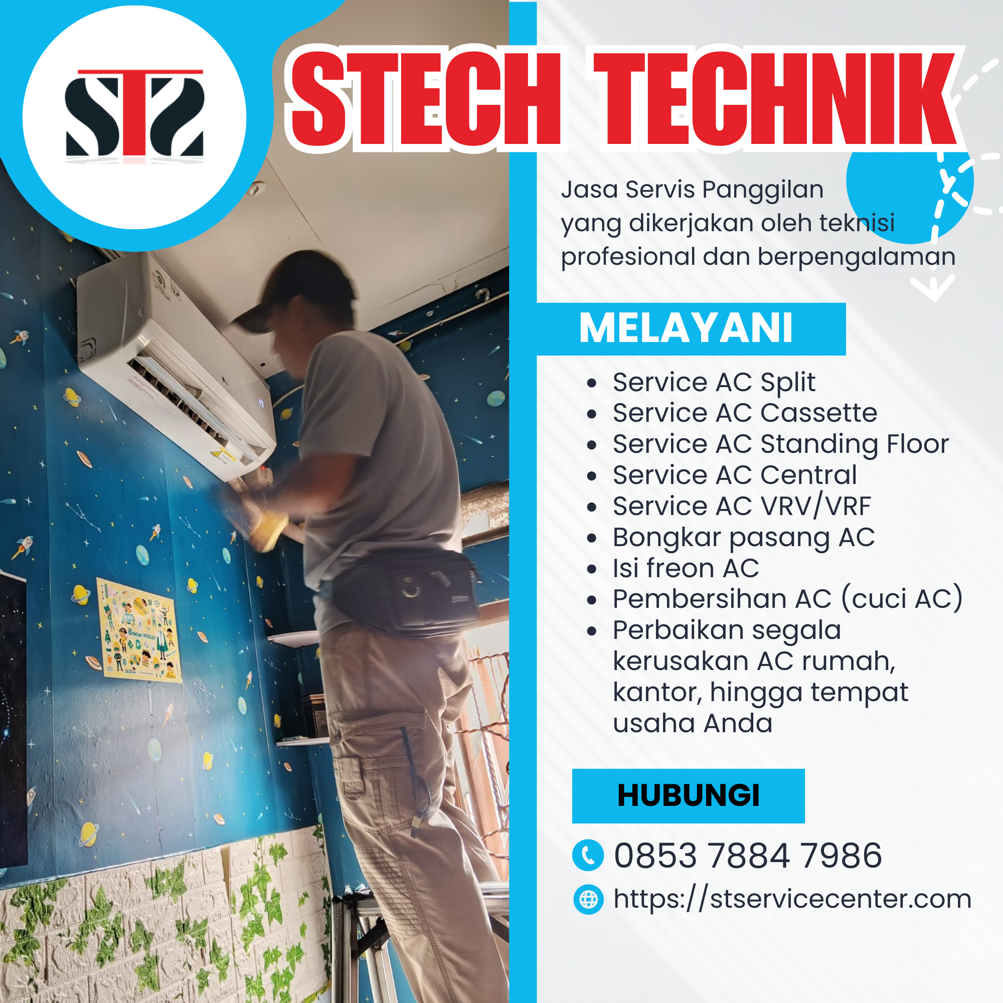 Blue And White Modern Cleaning Service Flyer (Video Seluler) Blue And White Modern Cleaning Service Flyer (Video Seluler)